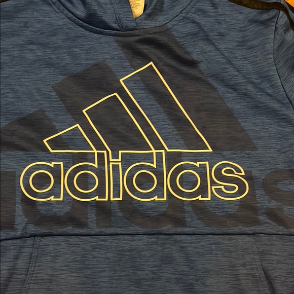 Adidas Blue Kids Hoodie M 10/12 - Picture 4 of 5